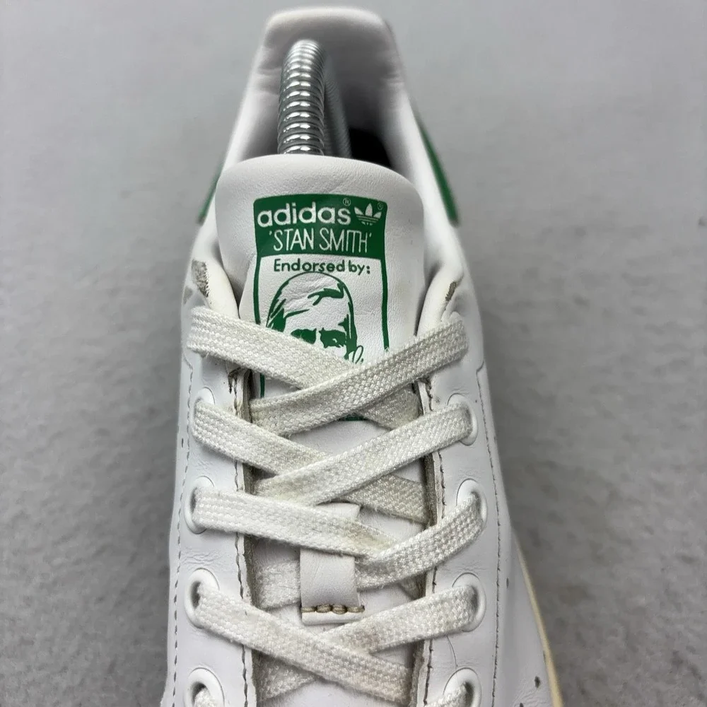 Adidas Stan Smith Shoes Womens Size 8 White Green Tennis Sneakers B24105